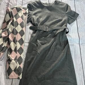Vintage Leslie Fay 2 piece dress set 12